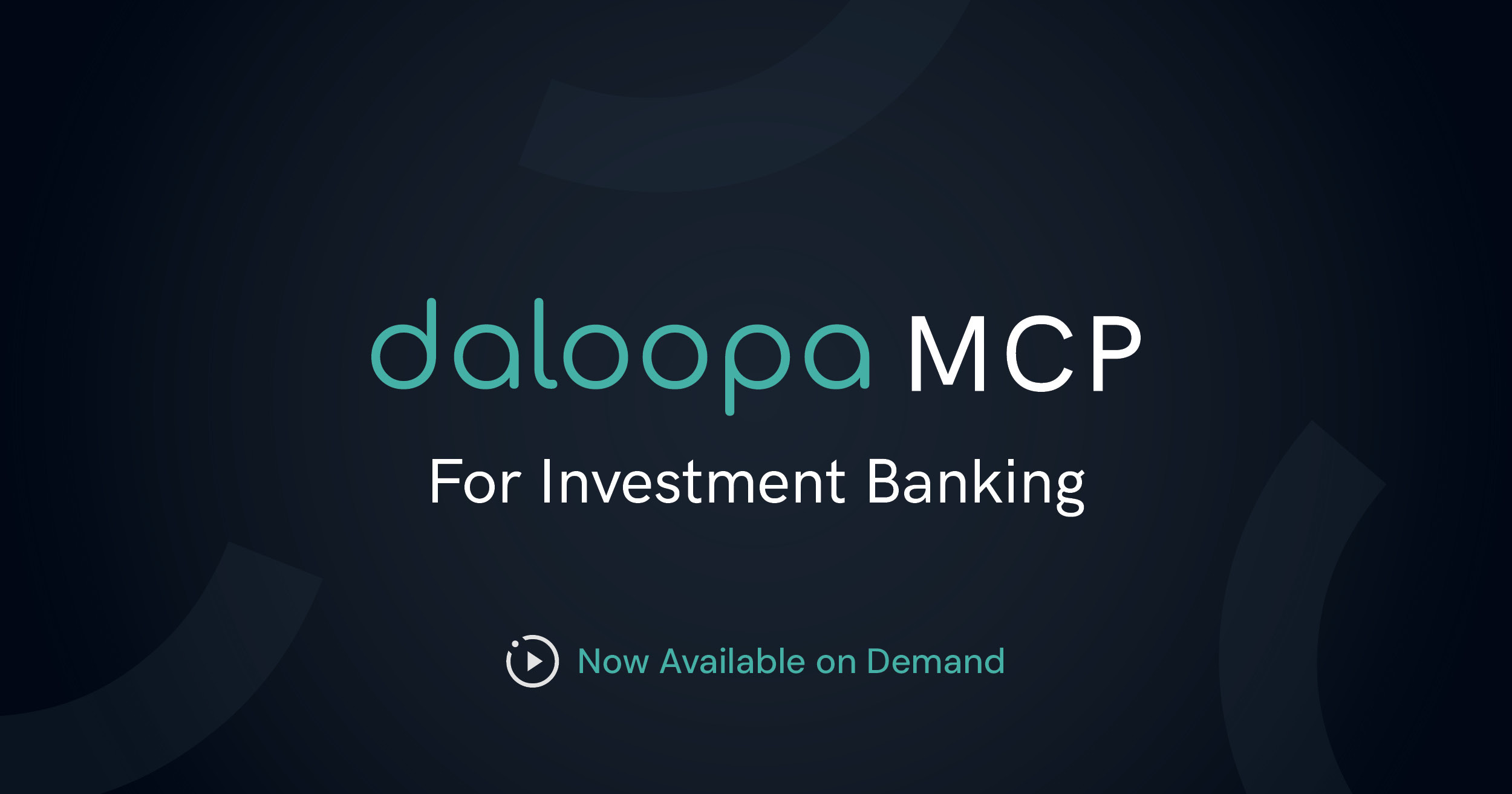 Using Daloopa MCP and AI for Investment Banking